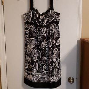 EUC Loft paisley print summer dress